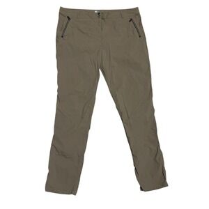 Anatomie Skyler Travel Pants Khaki Tan Straight Leg Stretch XL Zipper Pocket